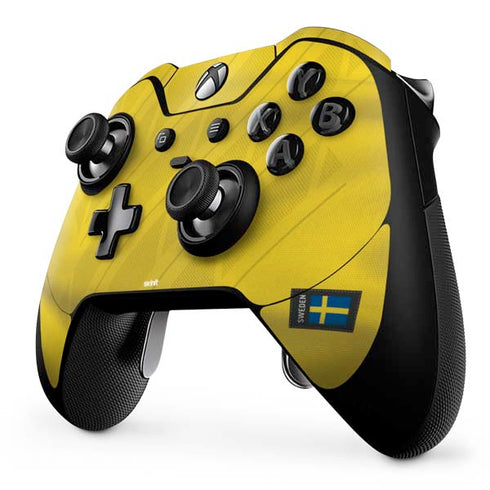 Sweden Soccer Flag Xbox One Elite Controller Skin
